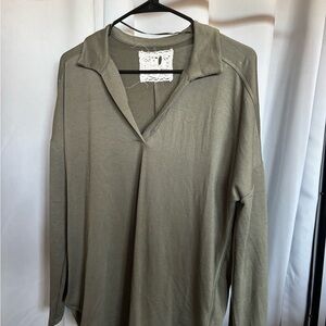 Olive Green Men's Shirt